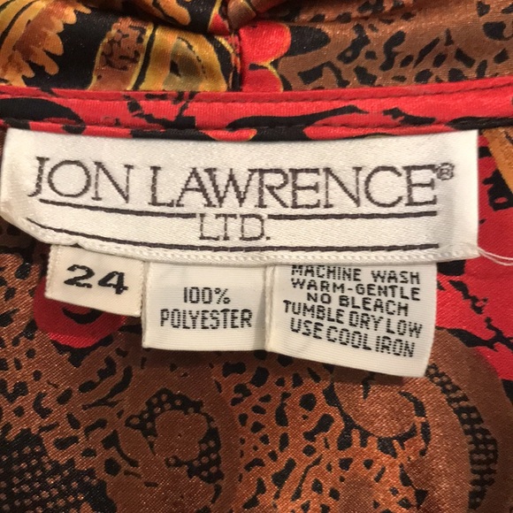 Vintage Jon Lawrence blouse - size 24 - Picture 2 of 4